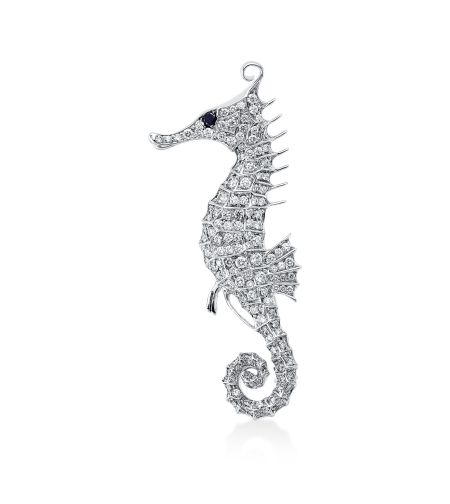 0.95 ct Diamond brooch/necklace