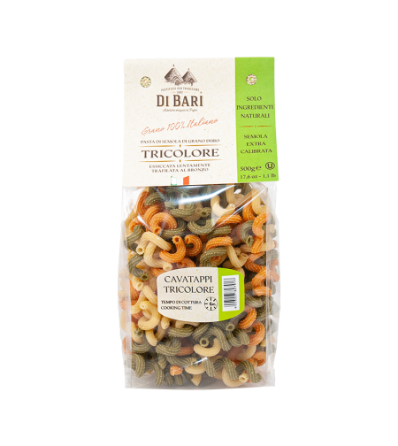 Каватапи Трикольор 500 гр - Cavatappi Tricolore