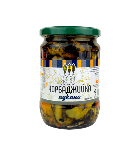 Чорбаджийска чушка пукана 480 гр