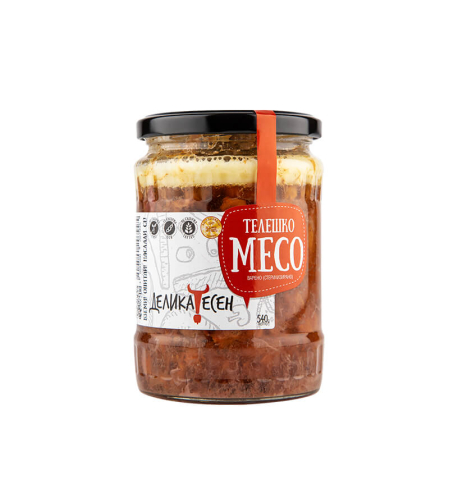 Телешко месо в буркан 540 гр