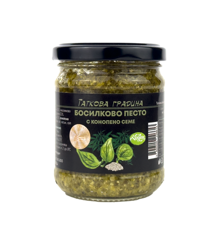 Босилково песто с Конопено семе 170 гр
