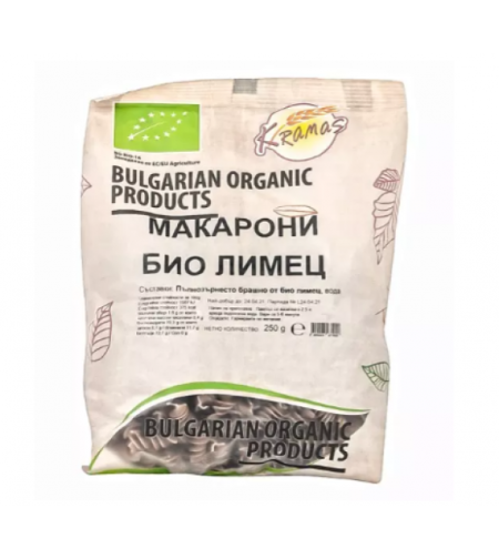 БИО макарони от лимец 250 гр