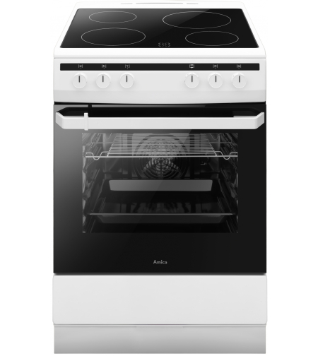 Готварска печка с керамичен плот AMICA 618CE2.30(W) 55355