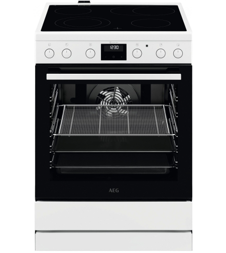 Готварска печка с керамичен плот AEG CCB6440CBW