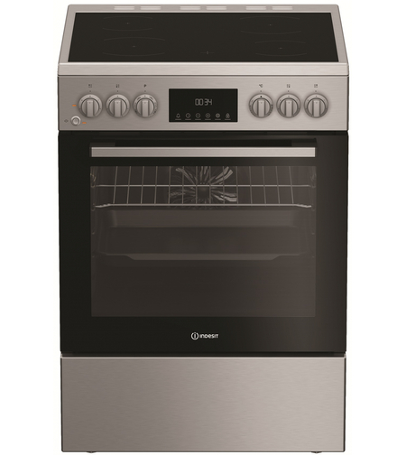 Готварска печка с керамичен плот Indesit I6V8LMX