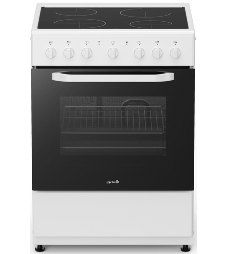 Готварска печка с керамичен плот ARIELLI C-6590CER-W