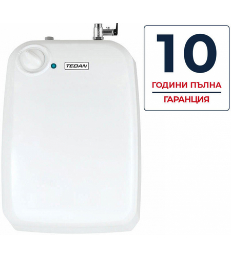 Обемен бойлер Tedan Mini INOX 8л под мивка