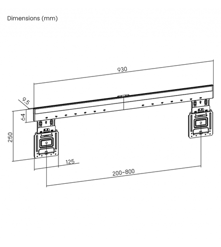 Стойка за телевизор Arielli ATB-1948 SLIM