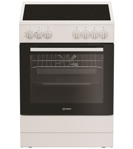 Готварска печка с керамичен плот Indesit I6V5PMW