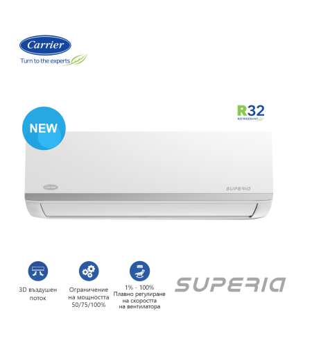 Инверторен климатик Carrier Superia