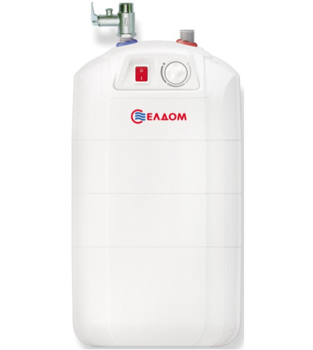 Обемен бойлер ELDOM 15 2kW 72326PMP монтаж под мивка