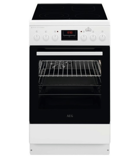 Готварска печка с керамичен плот AEG CCB56481BW