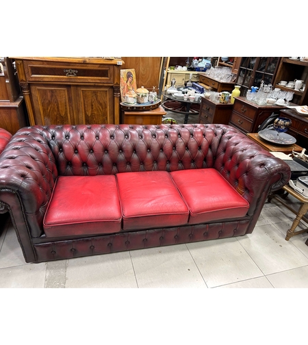 Честръфийлд диван тройка