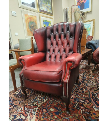 Фотьойл тип Chesterfield, стил Queen Anne