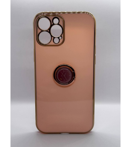Лъскав силиконов гръб с ринг RT-1 за iPhone 11