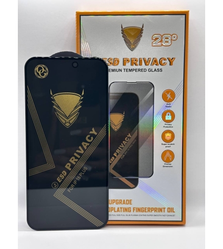 Противоудърен протектор Golden Armour Privacy за iPhone 16 Pro