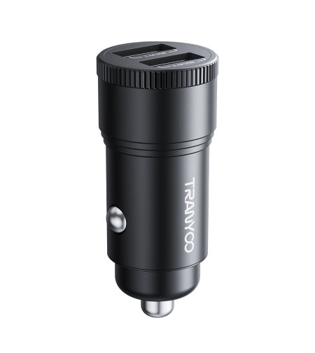 12W Адаптер за автомобил с 2 USB A входа по 2.4а TC-20