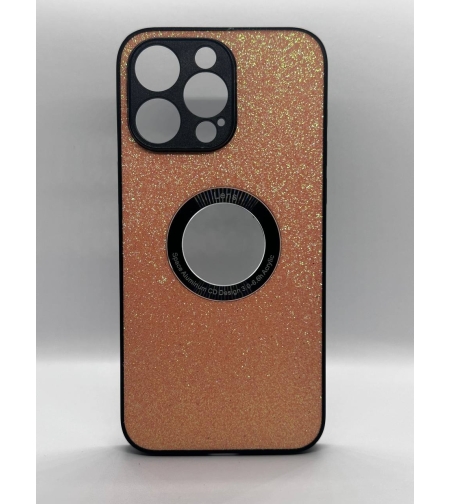 Искрящ, розов, луксозен калъф RT-13 за iPhone 13