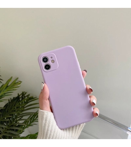 Мек силиконов гръб с матиращ ефект RT-2 - лилав за Redmi 12