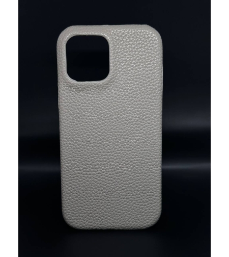 Луксозен, сив кожен калъф RT-16 за iPhone 13