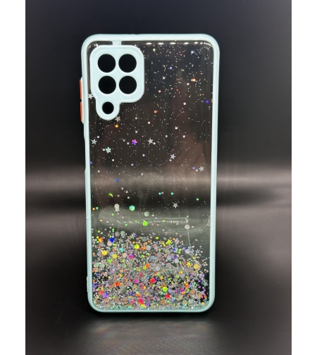 Стилен и блестящ силиконов гръб бял RT-5 за Samsung A04Е