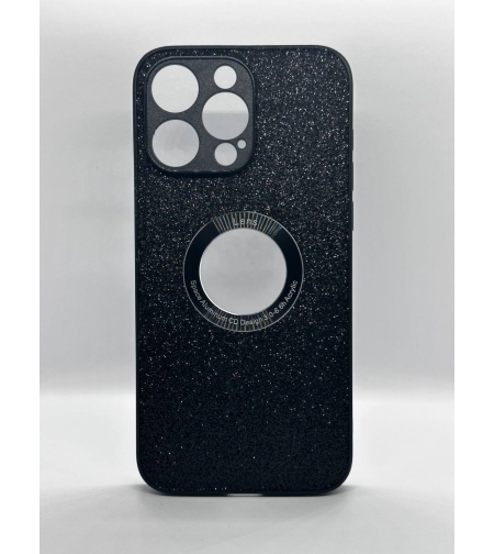 Искрящ, черен, луксозен калъф RT-13 за iPhone 13