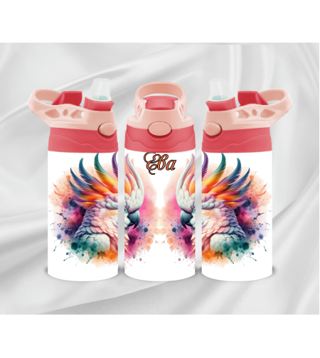 Цветно, свежо и практично – Алуминиево шише с персонализация 3