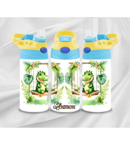 Цветно, свежо и практично – Алуминиево шише с персонализация 9