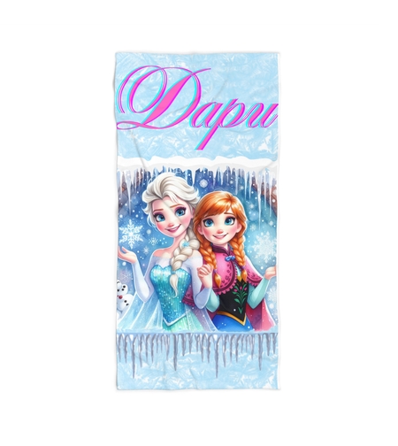 Кърпа за плаж Елза и Анна 2