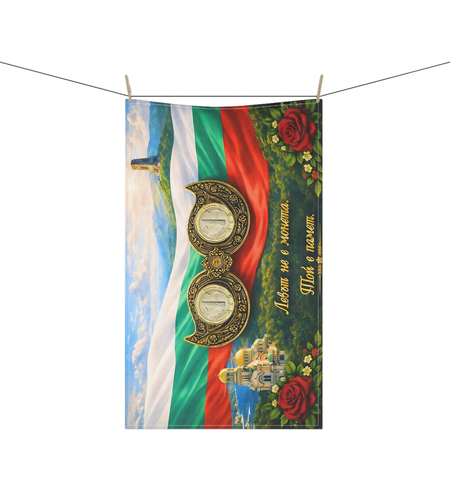 Персонализирана кухненска кърпа България 30×50 см 9