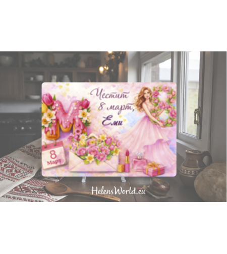 Стъклена дъска за рязане 