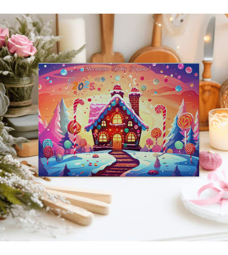 Стъклена дъска за рязане Коледа 11