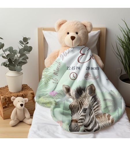 Бебешко одеяло Зебра 1