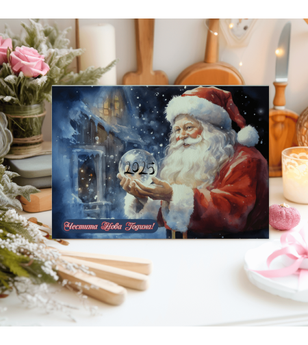 Стъклена дъска за рязане Коледа 7