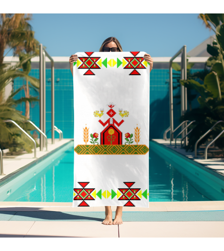 Кърпа за плаж Български мотиви 14