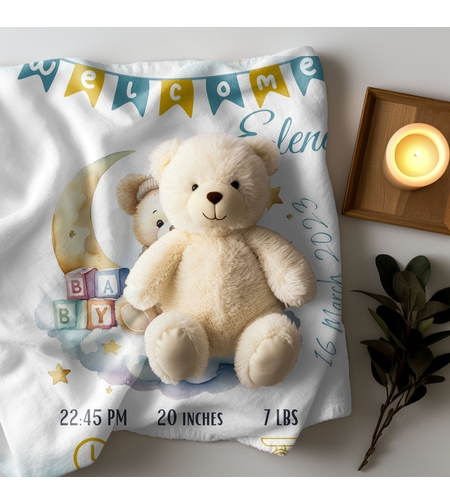 Бебешко одеяло Мече 1