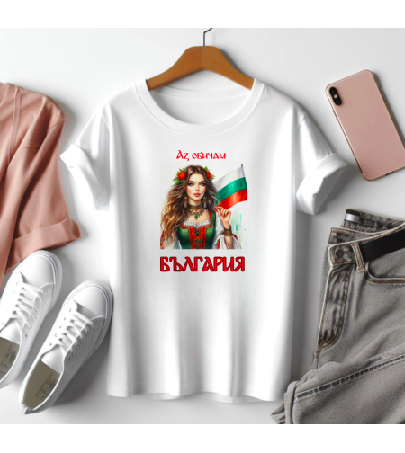 Тениска с български мотив 3