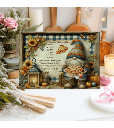 Стъклена дъска за рязане Коледа 22