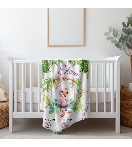 Бебешко одеяло Фламинго 3