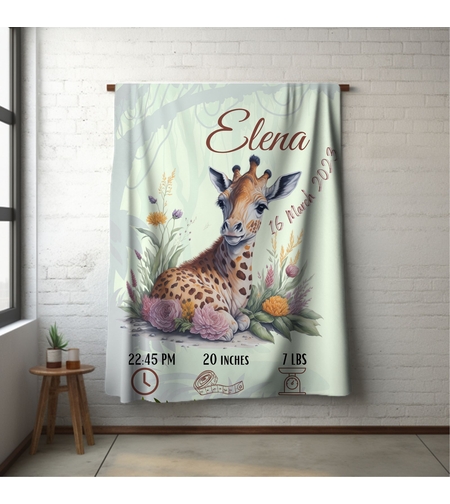 Бебешко одеяло Жираф 2