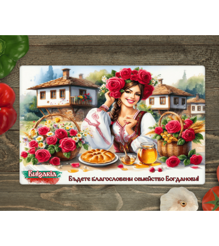 Стъклена дъска за рязане , 