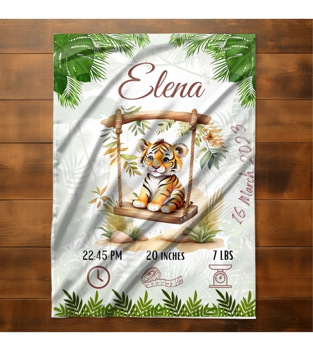 Бебешко одеяло Тигър 5