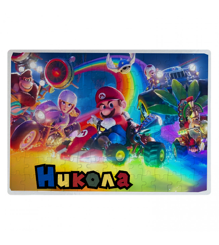 Картонен пъзел Супер Марио 1