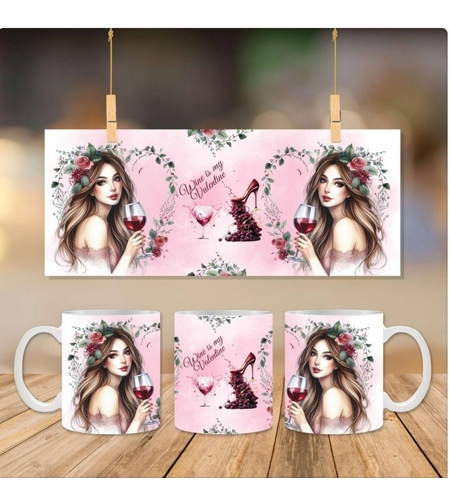 Чаша: Wine is my Valentine 3