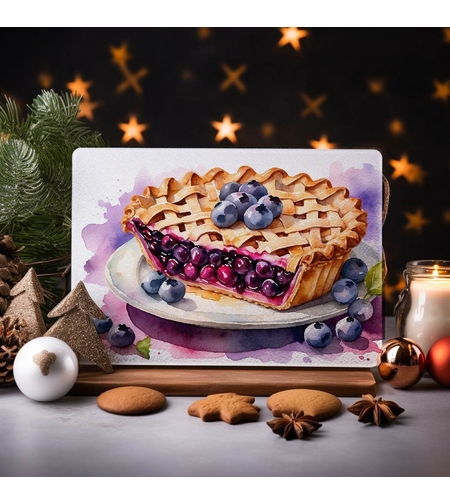 Стъклена дъска за рязане Пай