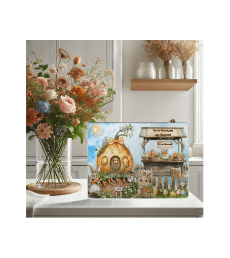 Стъклена дъска за рязане Великден 20