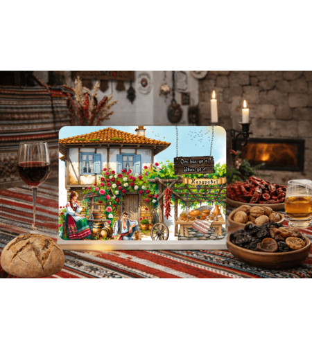 Стъклена дъска за рязане , 