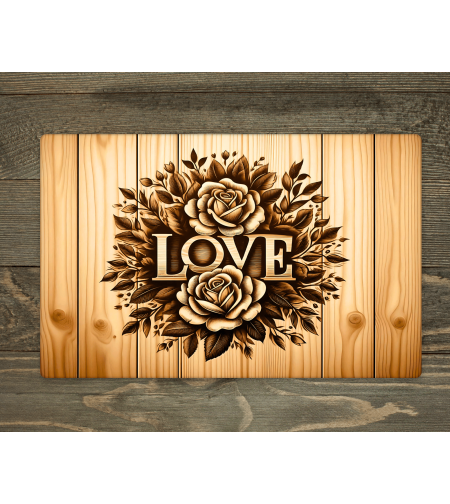 Стъклена дъска за рязане,Цвете 1