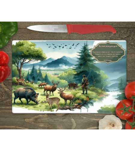 Стъклена дъска за рязане , 