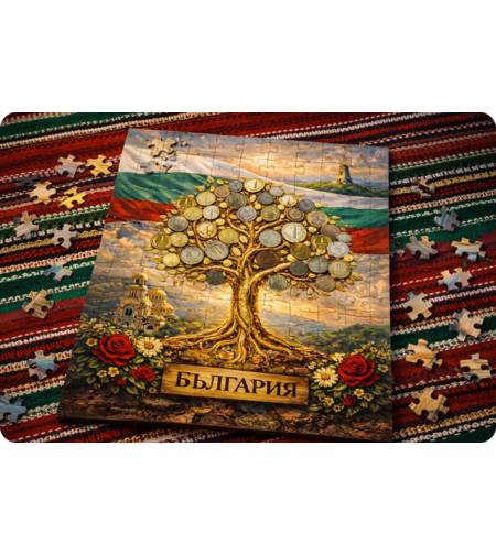 Картонен пъзел Български Лев 1